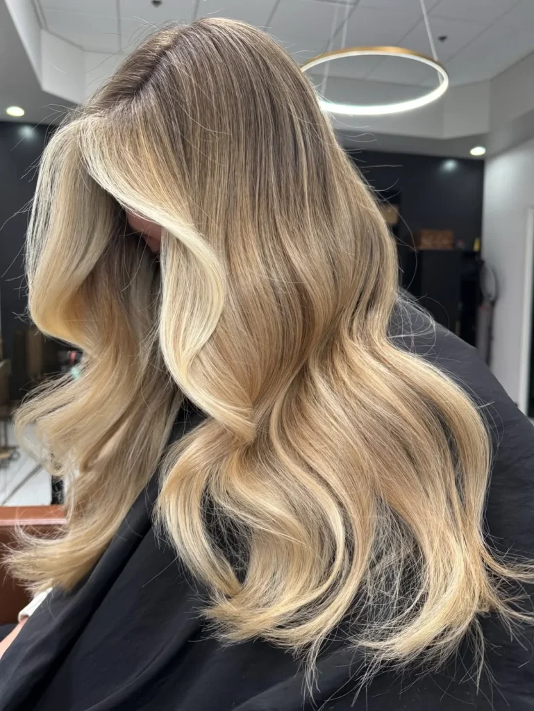 Pretty Summer Champagne Honey Blonde Hair Color Ideas for 2026