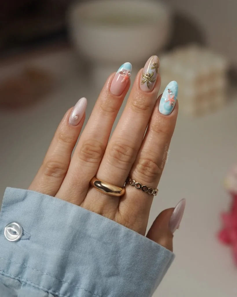 Summer Beach Nails 2026: 24 Tropical & Coastal Nail Ideas for the Perfect Summer Manicure