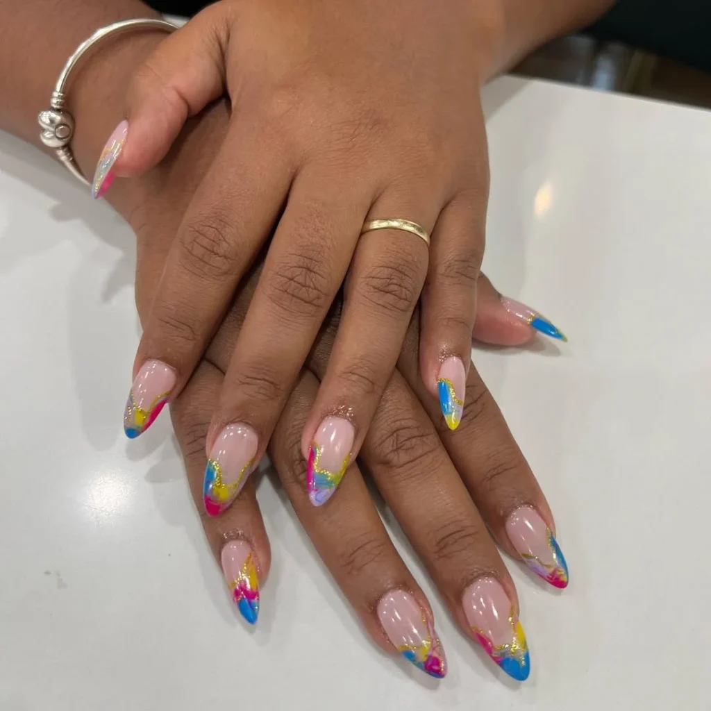 Summer French Tip Nails 2026:  Chic Ideas for Almond, Square & Colourful Nails