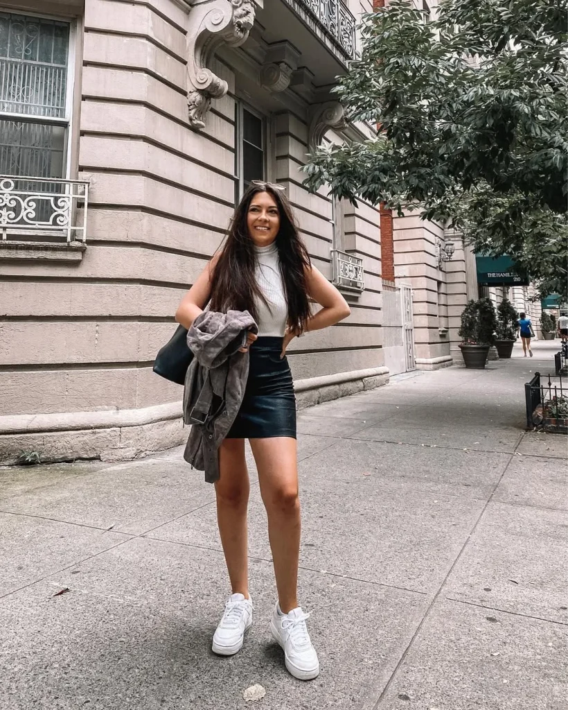 25 Fall Skirt And Sneakers Outfits 2026 That Make Casual Style Look Effortlessly Chic