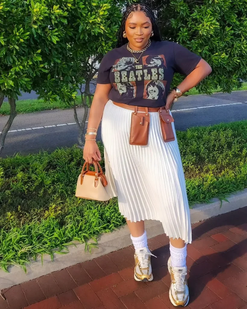 25 Fall Skirt And Sneakers Outfits 2026 That Make Casual Style Look Effortlessly Chic