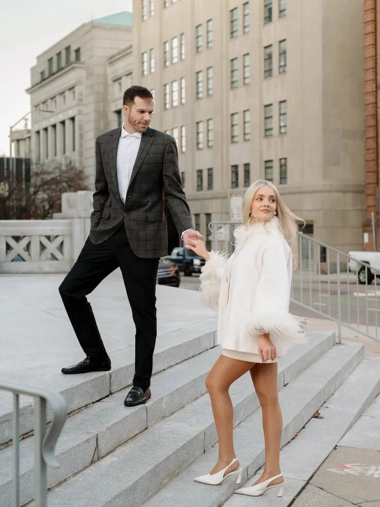 Fall Engagement Photo Outfits: 24 Elegant & Timeless Ideas for 2026