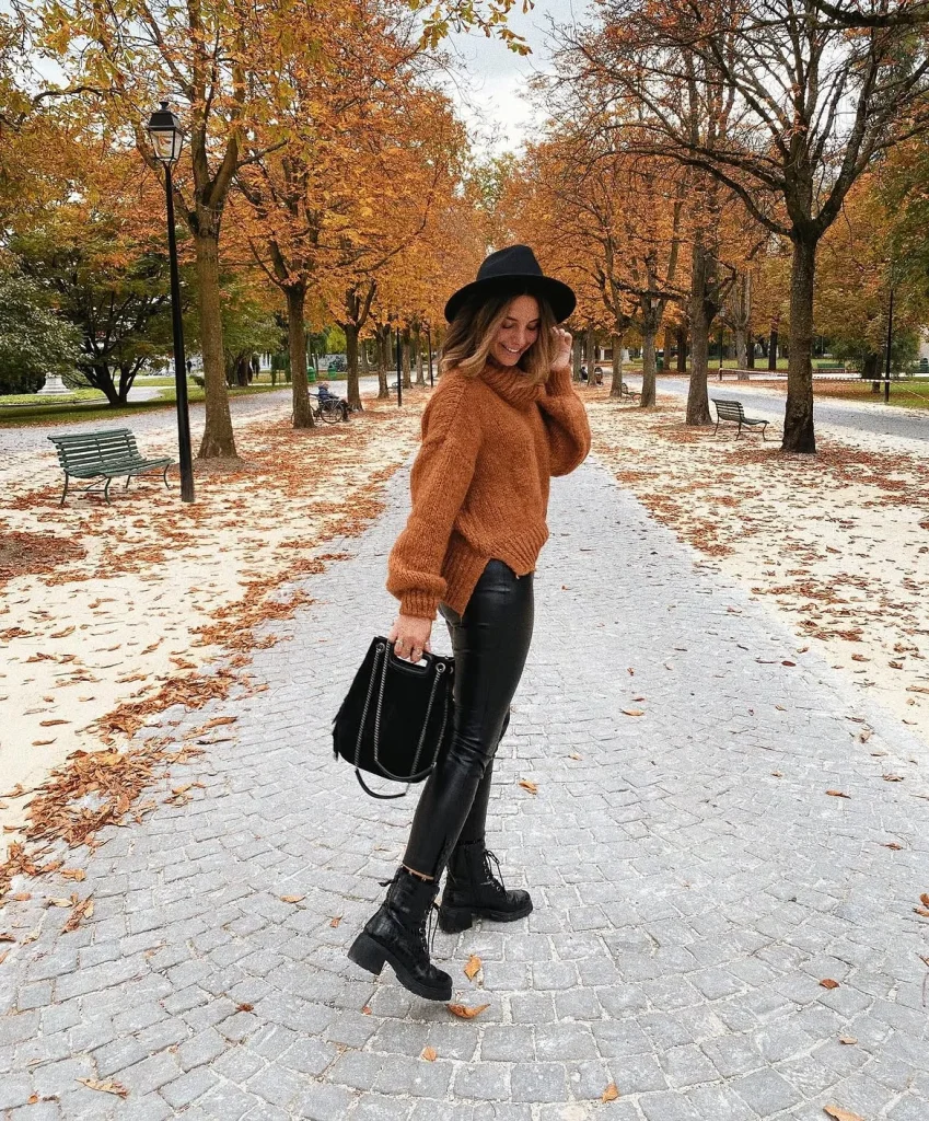 25 Fall Outfits With Leather Pants 2026 That Make Every Autumn Look Effortlessly Chic