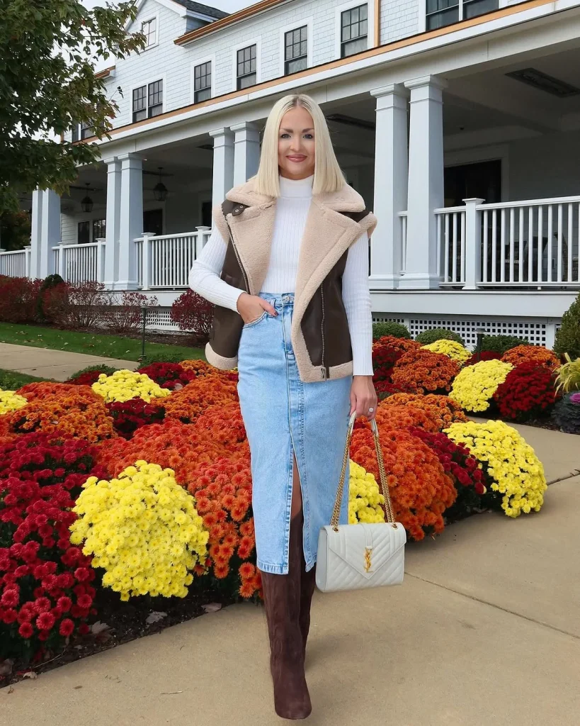 Midi Skirt Fall Outfit 2026: 25 Chic & Effortless Looks You'll Want to Wear All Season