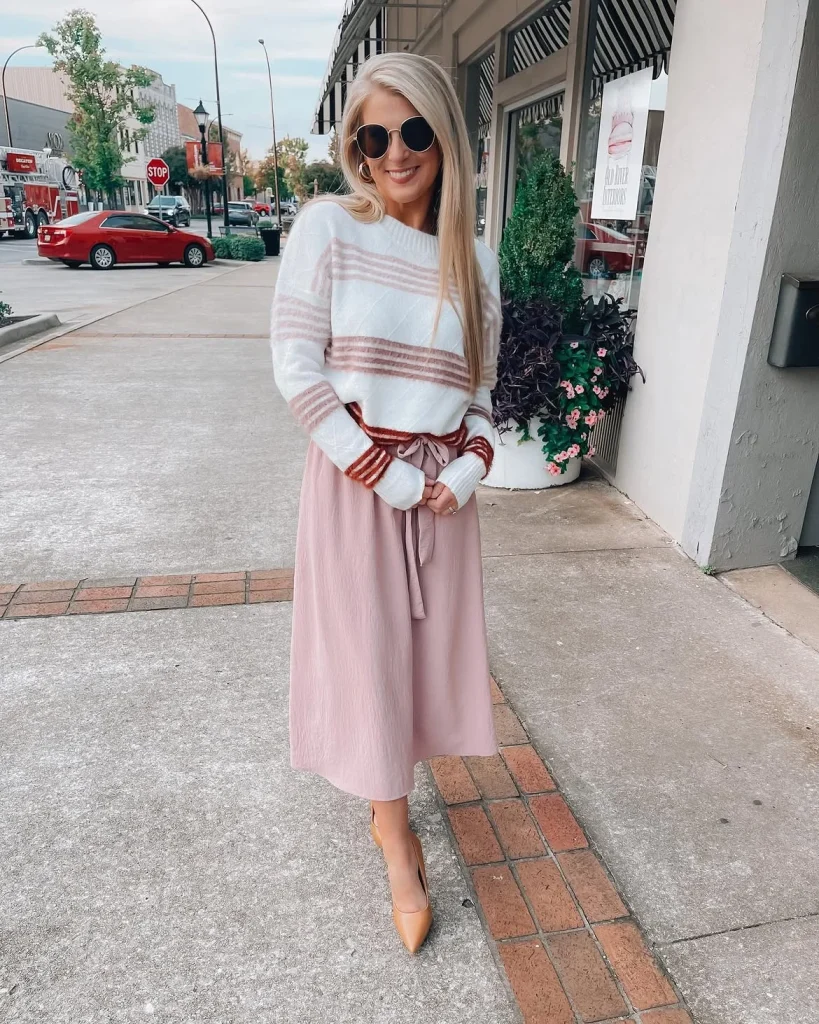 Midi Skirt Fall Outfit 2026: 25 Chic & Effortless Looks You'll Want to Wear All Season