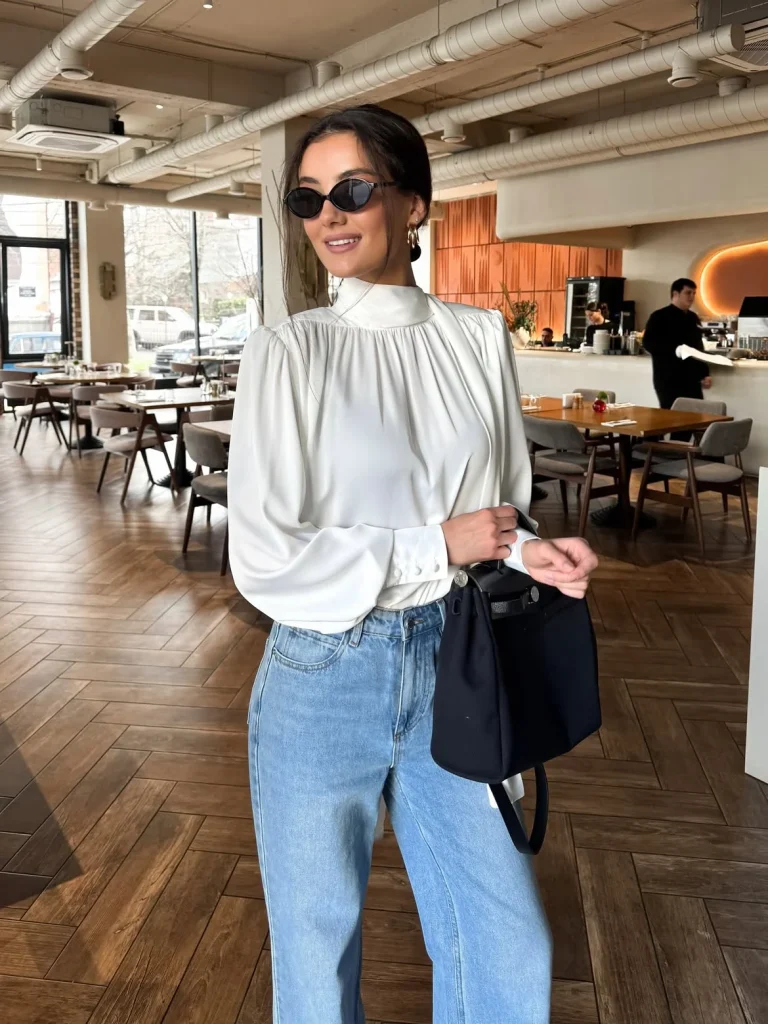 Silk Long Sleeve Blouse Outfit Fall 2026:  Elegant Outfit Ideas for Every Occasion