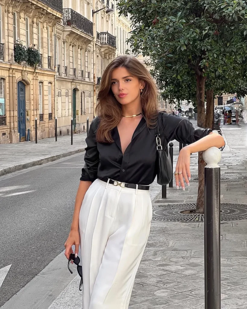 Silk Long Sleeve Blouse Outfit Fall 2026:  Elegant Outfit Ideas for Every Occasion