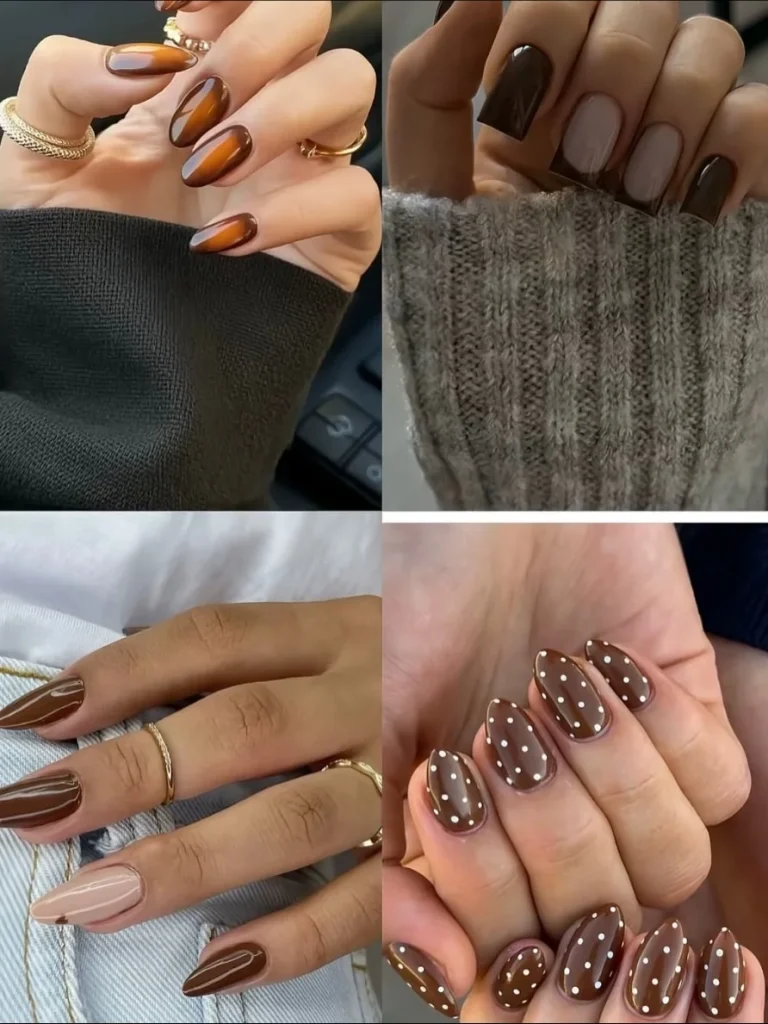 Brown Fall Nails: 26 Cozy & Chic Manicure Ideas to Try in 2026