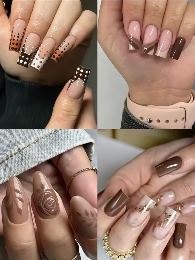 Brown Fall Nails: 26 Cozy & Chic Manicure Ideas to Try in 2026