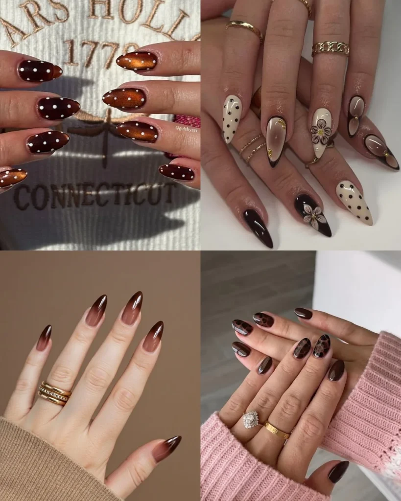 Brown Fall Nails: 26 Cozy & Chic Manicure Ideas to Try in 2026
