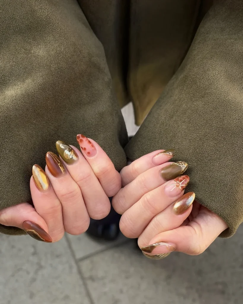 Brown Fall Nails: 26 Cozy & Chic Manicure Ideas to Try in 2026