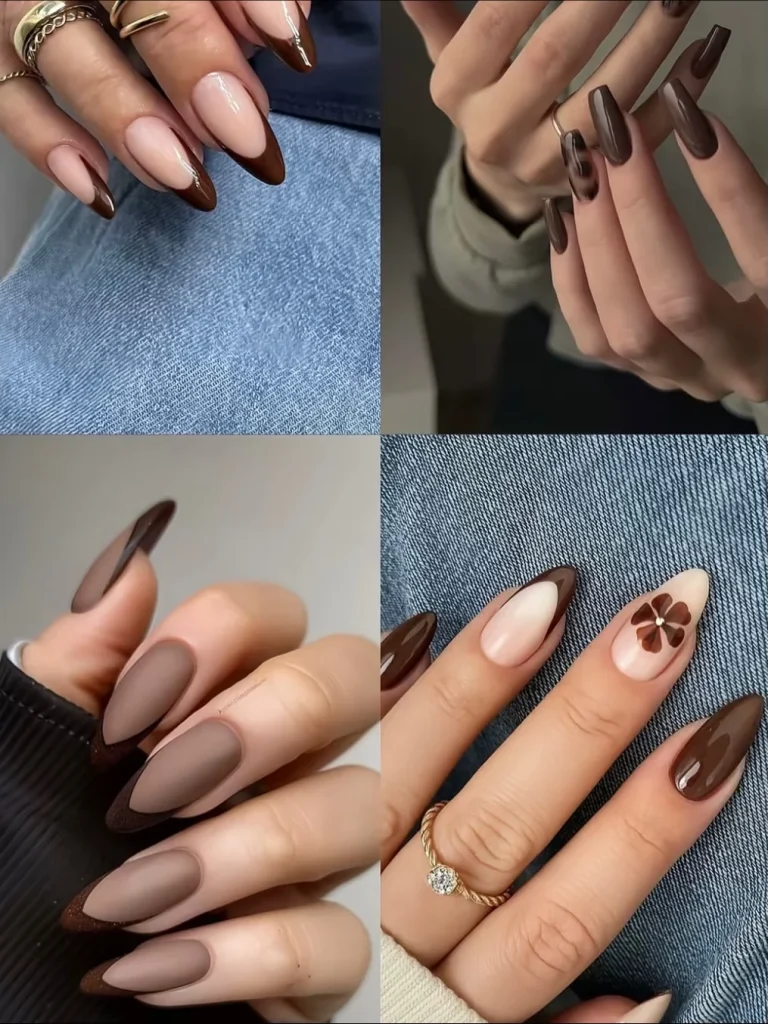 Brown Fall Nails: 26 Cozy & Chic Manicure Ideas to Try in 2026