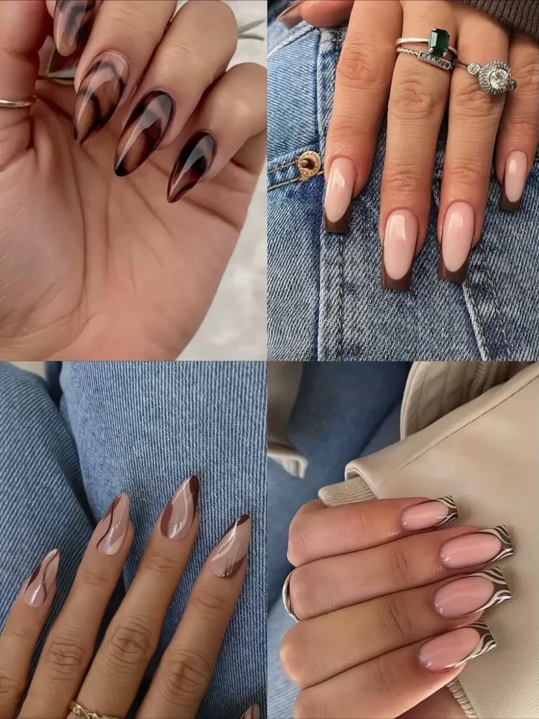 Brown Fall Nails: 26 Cozy & Chic Manicure Ideas to Try in 2026