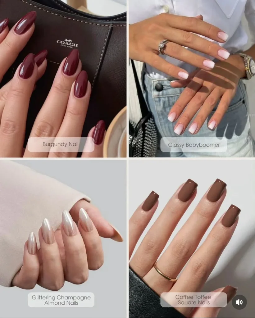 Fall Nail Designs For Office: 24 Elegant Work-Ready Manicure Ideas